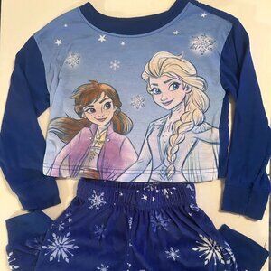 Disney Frozen Girls Pajamas Gently used Size 4/5 Flannel Pants